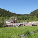 Reconstruction de la scierie Hallière