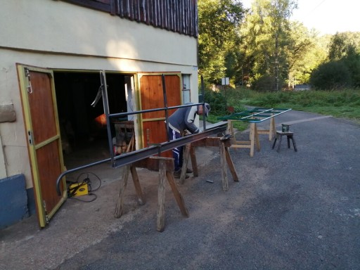 Préparation 2 passerelles Scierie de Machet