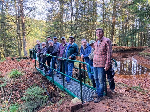Installation des passerelles Scierie de Machet