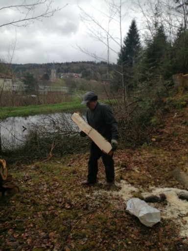 Façonnage bois/ canal du Val 2èmè journée