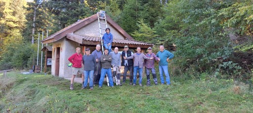 Réfection de la toiture de l'abri de la Fourchue Eau