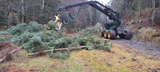 débalisage sentier du Mauvais côté forêt ,balisage route