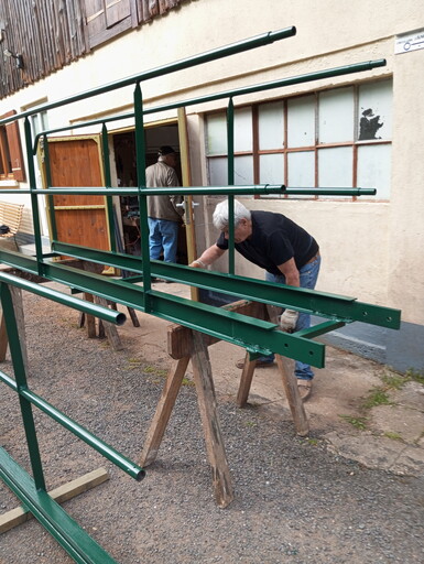 Finition peinture de 2 passerelles
