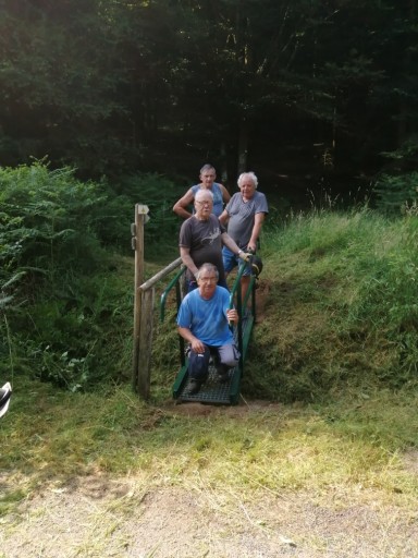  Pose passerelle à la Soie /débroussaillage  Fourchue Eau                                                                                                                                   sentier Thiaucourt/contrôle balisage autour de la Boulaie
