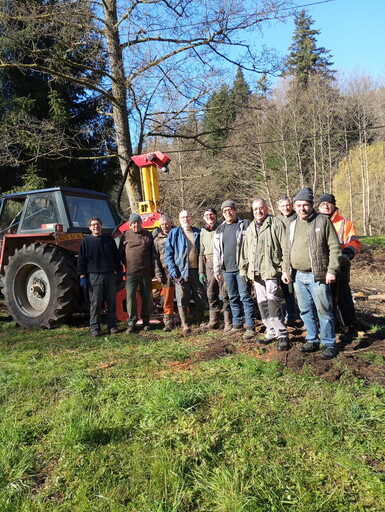 Bois à la Maison de la Forêt / Travaux divers