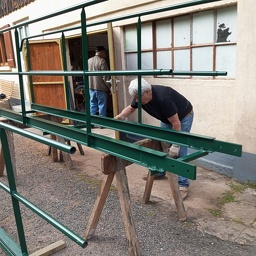Finition peinture de 2 passerelles